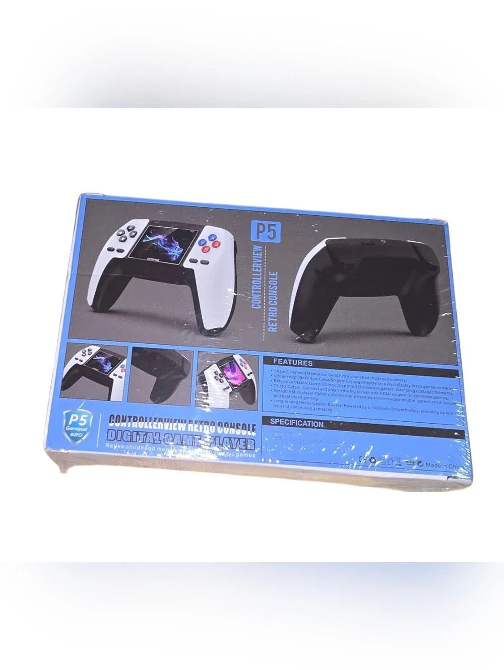 P5 ControllerView Retro Console Handheld - White